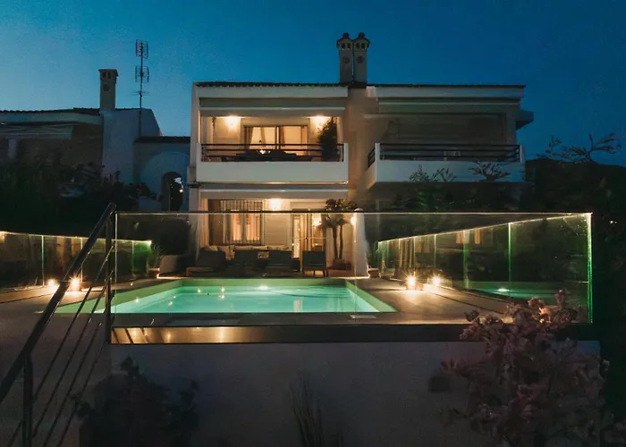Halkidiki Boho Heated Pool House Villa *