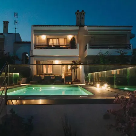 Halkidiki Boho Heated Pool House Villa *