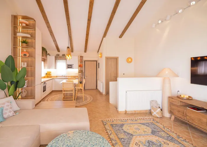 别墅 Halkidiki Boho Heated Pool House *