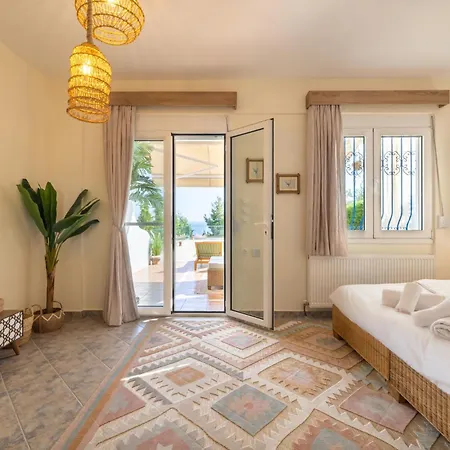 빌라 Halkidiki Boho Heated Pool House *